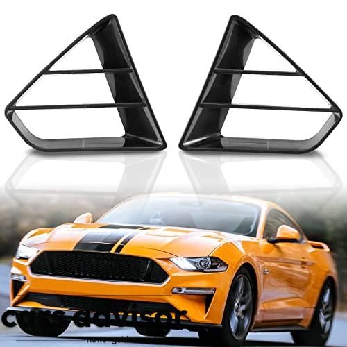 HAKA TOUGH Front Upper Grille Inserts for Ford Mustang GT 2018-2023...