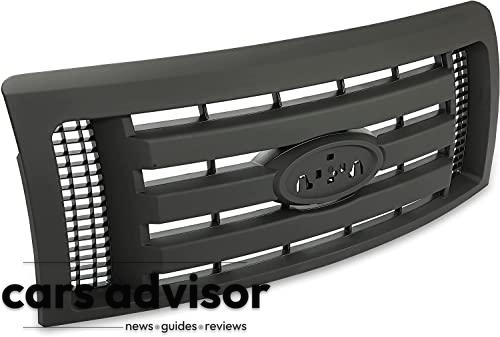 HECASA Front Grille Compatible with 2009-2014 Ford F150 XL Model Bu...
