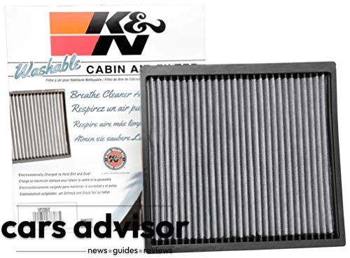 K&N Premium Cabin Air Filter: High Performance, Washable, Clean Air...