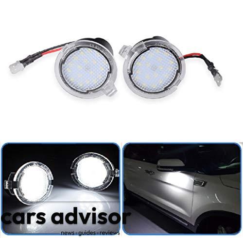 LED Under Side Mirror Puddle Lights with 6500K Xenon White Assembly...