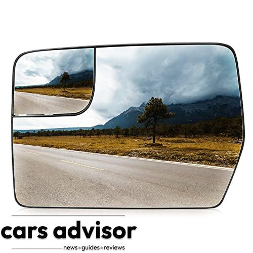 Left Driver Side Heated Convex Mirror Glass for Ford F-150 2011 201...