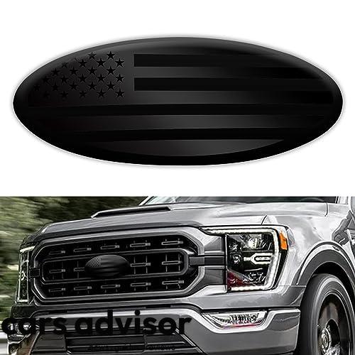PVOTAWP Overlay Emblem Fit for Ford, 9 Inch Front Grille Tailgate C...