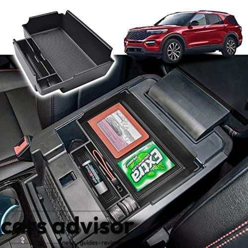RUNROAD Upgrade Center Console Organizer Tray Compatible with Ford ...