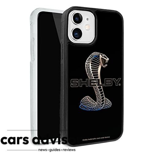 Shelby Cobra Logo Protective Slim Fit Hybrid Rubber Bumper Case Fit...