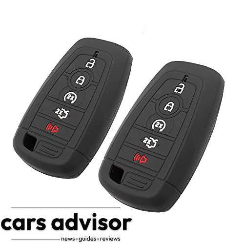 Silicone Key Fob Cover Fit for Ford Fusion F150 F250 F350 F450 F550...