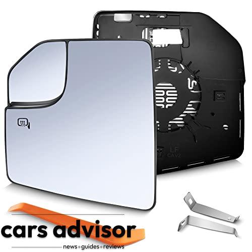 SNEMEEY Compatible with Ford F150 Driver Side Mirror Glass 2015 201...