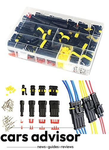 Twippo 352Pcs Waterproof Car Electrical Connector Terminals Automot...