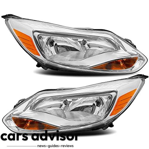 Vomal Halogen Headlight Assembly Fit For 2012 Ford Focus 2013 Ford ...