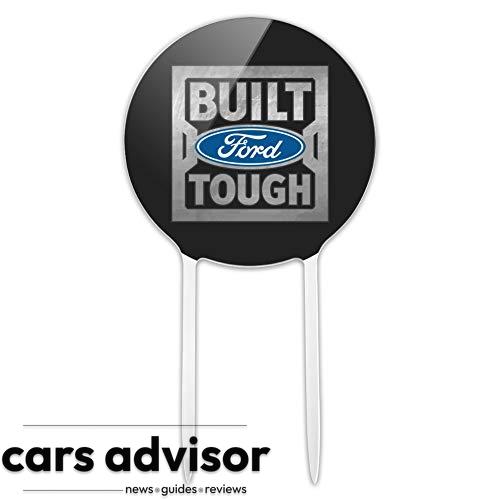 Acrylic Ford Built Ford Tough Cake Topper Party Decoration for Wedd...