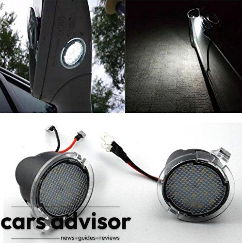 C&L 2x Side Rear View Mirror Puddle Lights Ghost Shadow for Ford F1...