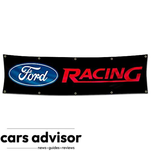 ENMOON Ford Racing Flag CarBanner Man Cave Garage New (2x8ft,Heavy ...
