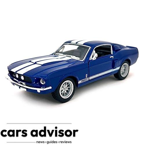 KiNSMART 1967 Ford Shelby Mustang GT500 Blue 1:38 Scale 5 Inch Die ...