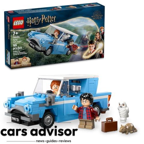 LEGO Harry Potter Flying Ford Anglia, Buildable Car Toy with 2 Mini...