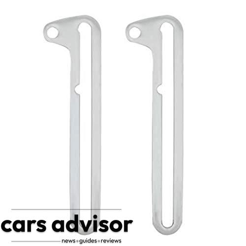 United Pacific Polished Stainless Steel Windshield Swing Arms for 1...