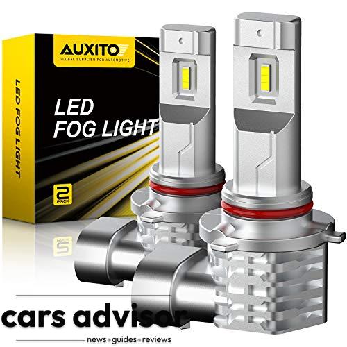 AUXITO 9145 9140 H10 LED Fog Light Bulb Fanless, 6000LM Per Set, 65...