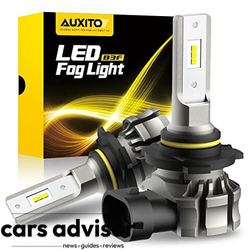 AUXITO 9145 LED Fog Light Bulbs, 6000LM 6500K Cool White Light, 300...