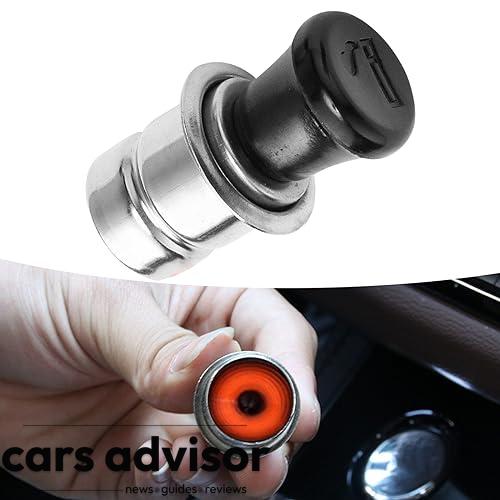 Dewkou 1 PC Pop-Out Car Cigarette Lighter Assembly Socket By Heatin...