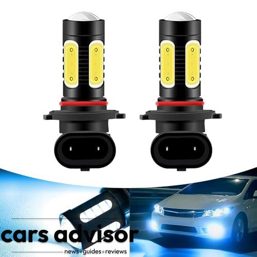 Jewkot 2 PCS Car 9006 Super Bright LED Fog Light, 0.7  x 2.4  x 0.9...