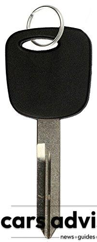 KeylessOption Uncut Blade Ignition Chip Car Transponder Key Blank F...