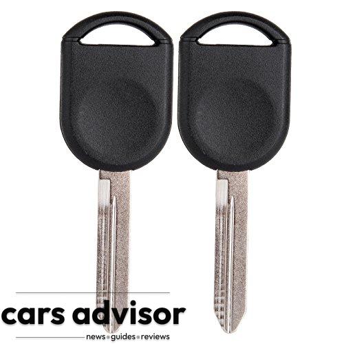 SCITOO 2pcs Compatible with New Replacement Uncut Ignition Key Tran...