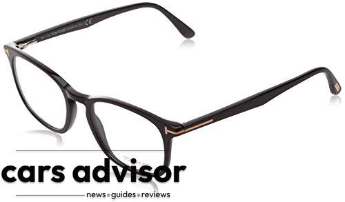 Eyeglasses Tom Ford FT 5505 001 Shiny Black, Rose Gold t  Logo, 52-...